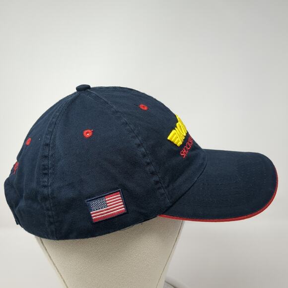 Monroe Shocks And Struts Reflex Strapback Hat Blue One Size Embroidered - Picture 5 of 9